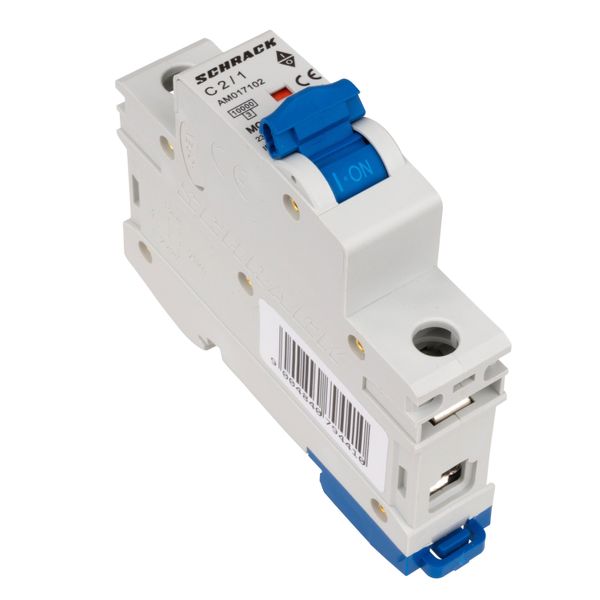 Miniature Circuit Breaker (MCB) AMPARO 10kA, C 2A, 1-pole image 2