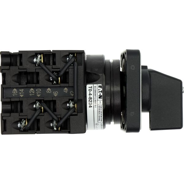 Step switches, T0, 20 A, flush mounting, 4 contact unit(s), Contacts: 7, 45 °, maintained, Without 0 (Off) position, 1-7, Design number 8234 image 35