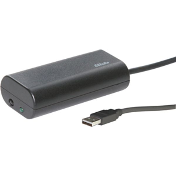 Wireless infrared converter with USB port, black image 1