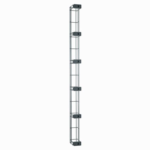 Cable management grid for 42U enclosures 1560 x 100 x 150mm image 1