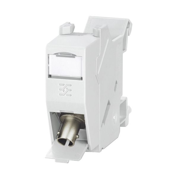 Feed-through plug-in connector optical fibre, IP20, Connection 1: ST,  image 1