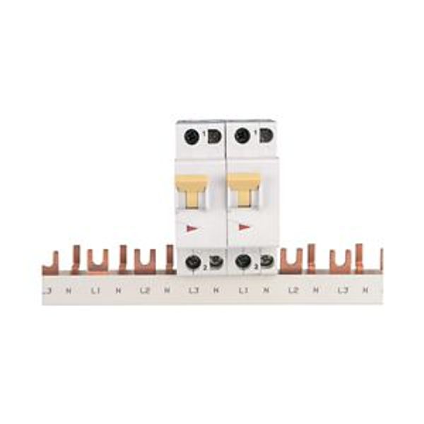 Phase busbar, 4-phases, 16qmm, fork connector+pin, 1m image 6