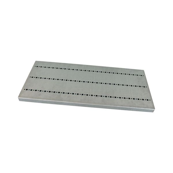 Carrier plate for universal use, empty, WxD=600x321mm image 3