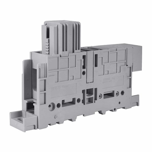 High current terminal screw/bolt connection, 150mm2, panel-mountable, grey color image 1