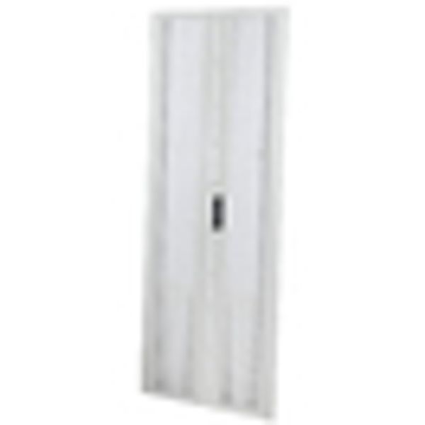 Double wing metal door perforated80% S-RACK 47U W800 RAL7035 image 2