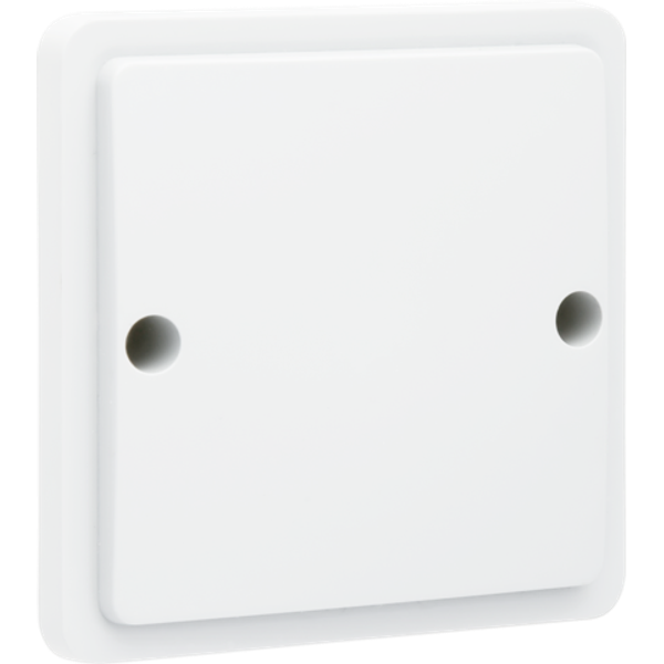 Splashproof blind plate, white image 1