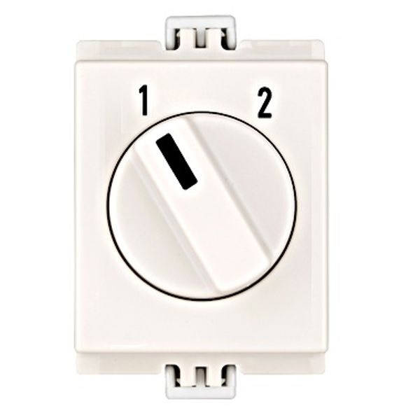 Changeover switch modular 2-pole/10A/1-2 image 1