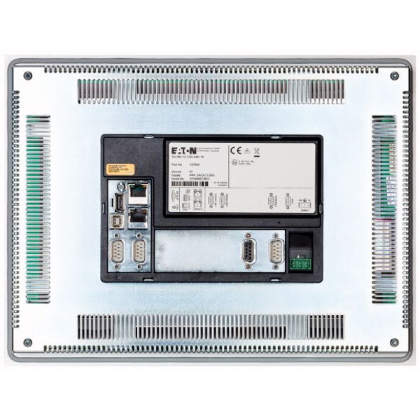 Single touch display, 12-inch display, 24 VDC, 800 x 600 px, 2x Ethernet, 1x RS232, 1x RS485, 1x CAN, 1x DP, PLC function can be fitted by user image 7