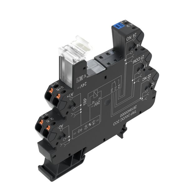 Relay socket, IP20, 24 V DC ±20 %, Free-wheeling diode, Reverse polari image 1