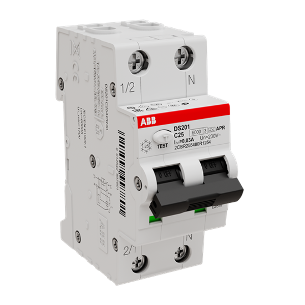 DS201 C25 APR30 Residual Current Circuit Breaker with Overcurrent Protection image 11