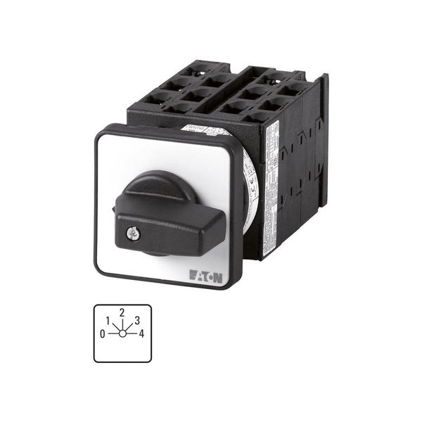 Step switches, T0, 20 A, flush mounting, 6 contact unit(s), Contacts: 12, 45 °, maintained, With 0 (Off) position, 0-4, Design number 8282 image 5