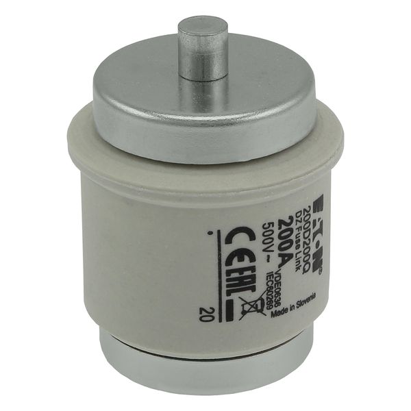 Fuse-link, low voltage, 200 A, AC 500 V, D5, 56 x 46 mm, gR, DIN, IEC, fast-acting image 11