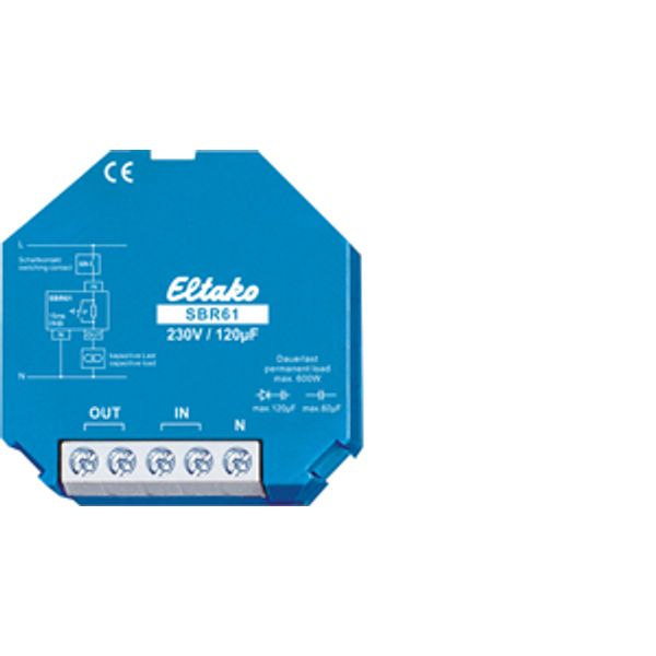 Current-limiting relay capacitive, 1 NO contact 16A image 1