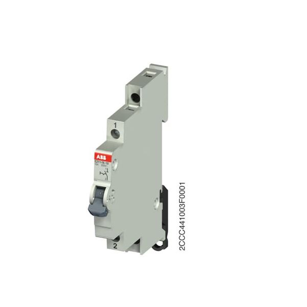 E211-16-10ON-OFF Switch,16 A,acc. to EN 250/400 V AC,1NO,0NC,0CO, El. Color:Grey, MW:0.5 image 1