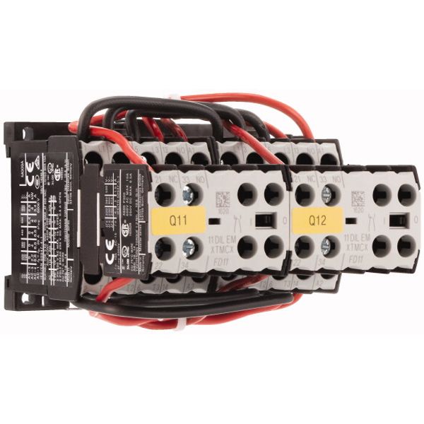 Reversing contactor combination, 380 V 400 V: 4 kW, 24 V DC, DC operation image 4