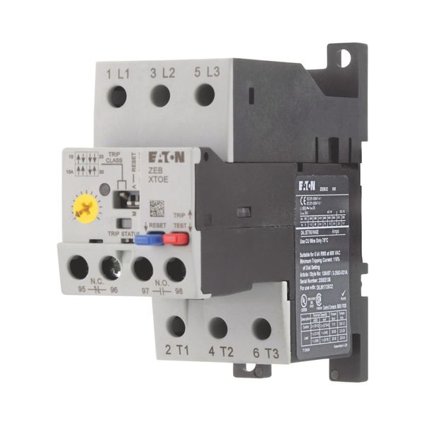 Overload relay, Separate mounting, Earth-fault protection: none, Ir= 9 - 45 A, 1 N/O, 1 N/C image 13