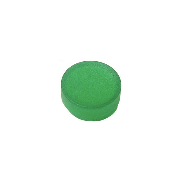 Button lens, raised green, blank image 5