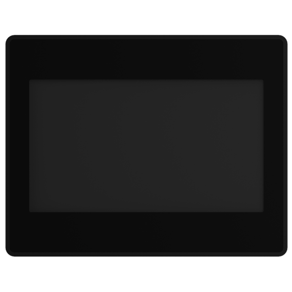Control panel. 7" TFT touch screen, 64 K colors, 800x480 pixel, black front (CP607-B) image 1