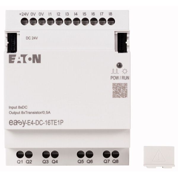 I/O expansion, For use with easyE4, 24 V DC, Inputs/Outputs expansion (number) digital: 8, Push-In image 1
