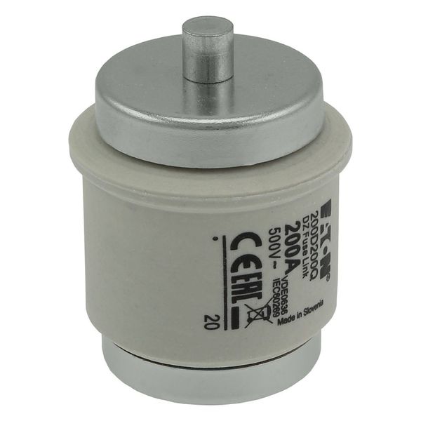 Fuse-link, low voltage, 200 A, AC 500 V, D5, 56 x 46 mm, gR, DIN, IEC, fast-acting image 18