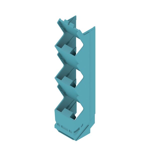 Side element, IP20 in installed state, Plastic, light blue, Width: 22. image 2