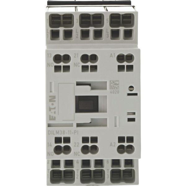 Contactor, 3 pole, 380 V 400 V 18.5 kW, 1 N/O, 1 NC, RDC 24: 24 - 27 V DC, DC operation, Push in terminals image 5