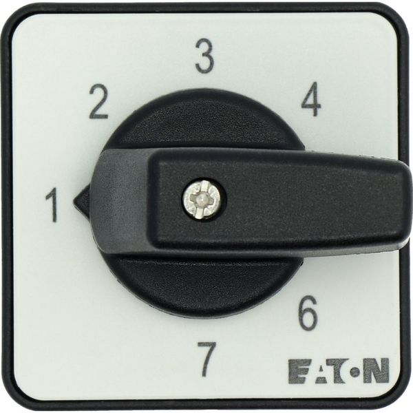 Step switches, T0, 20 A, flush mounting, 4 contact unit(s), Contacts: 7, 45 °, maintained, Without 0 (Off) position, 1-7, Design number 8234 image 28