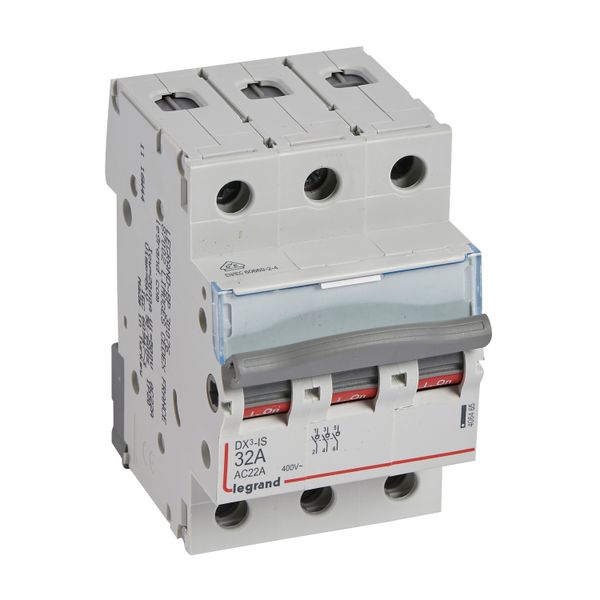 DX3 ISOLATOR SWITCH 3P 32A image 1