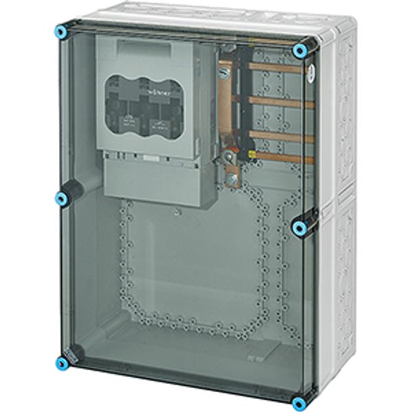 Mi load separator box IP65, 1x250A NH1 3p op Rail 250A 5-pin, 450x600 image 2