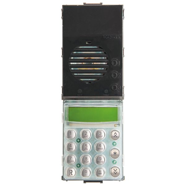 Audio unit 2F+ keypad white LED steel image 1