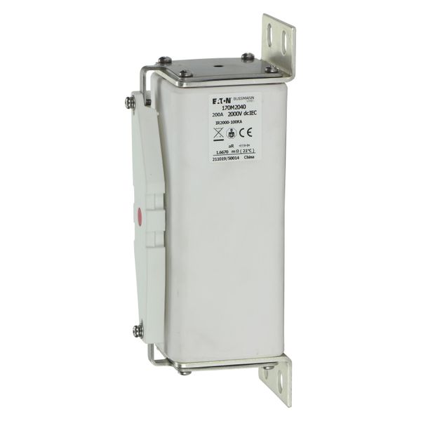 Fuse-link, high speed, 200 A, DC 2000 V, 65 x 89 x 213 mm, aR, IEC, with indicator image 14