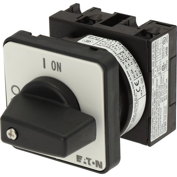 On-Off switch, 1 pole, 20 A, 90 °, flush mounting image 10