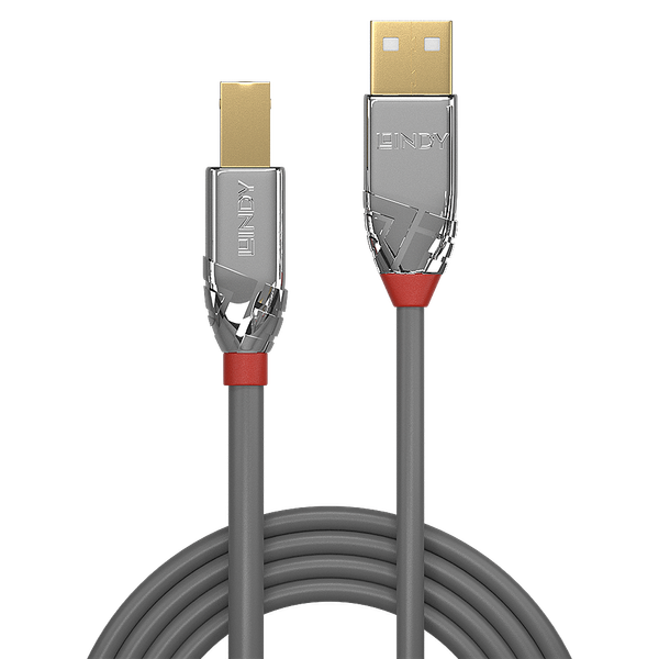 7.5m USB 2.0 Type A to B Cable, Cromo Line USB Type A Male an B Male image 2