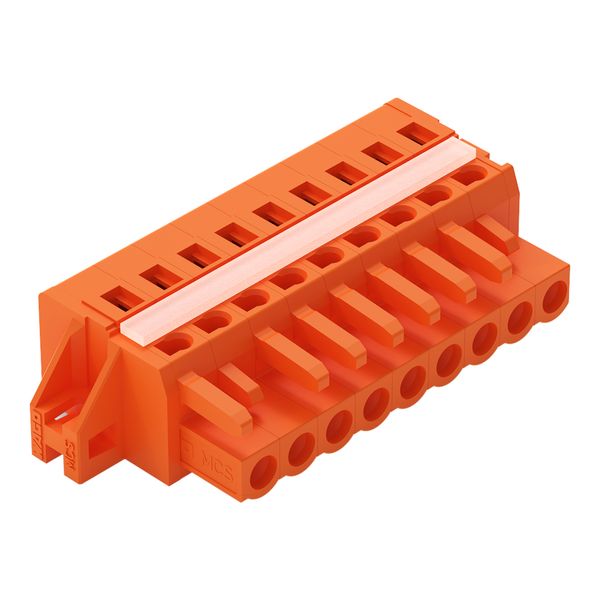 1-conductor female connector CAGE CLAMP® 2.5 mm² orange image 1