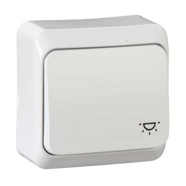 PRIMA - 1pole pushbutton - 10A, light symbol, white image 3