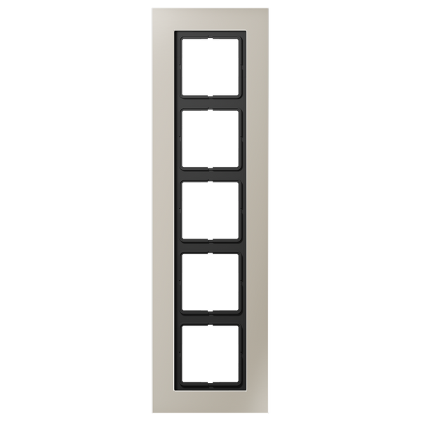 cover frame LS-plus stainless steel 5-way image 4