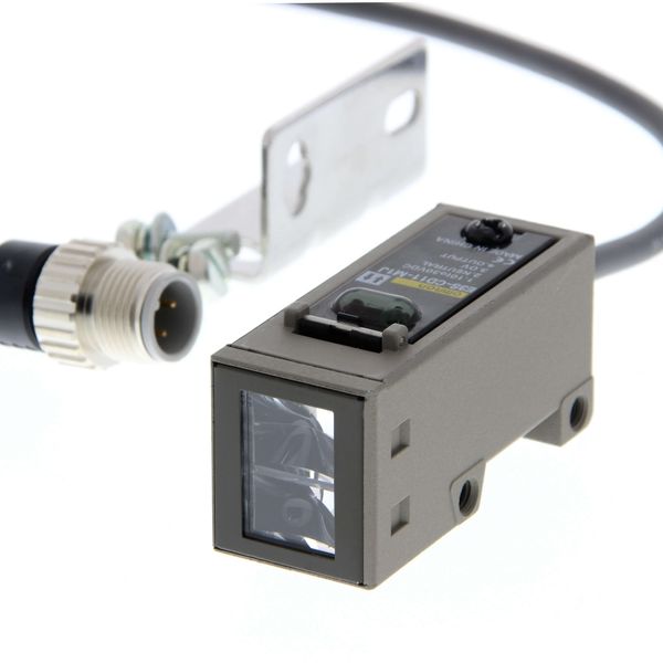 Photoelectric sensor, diffuse, 2 m, DC, 3-wire, NPN/PNP, horizontal, M image 3