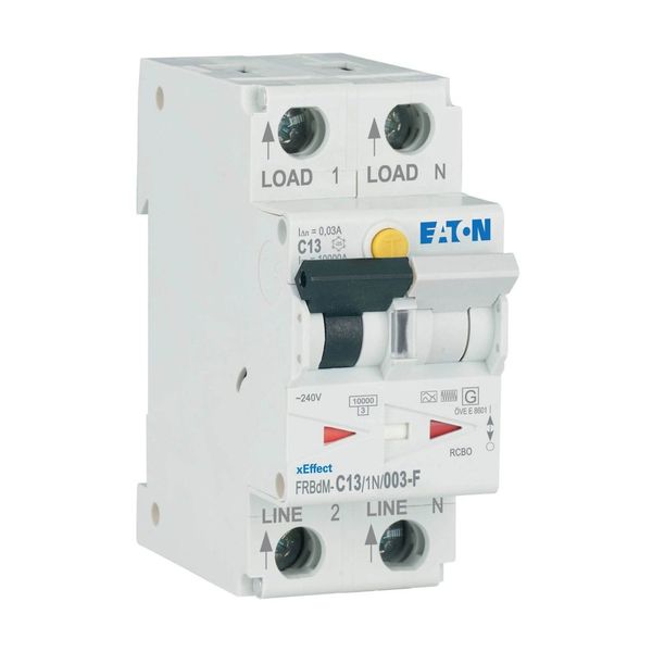 Digital RCD/MCB combination, 13 A, 30 mA, MCB trip characteristic: C, 1p+N, RCD trip characteristic: F image 11