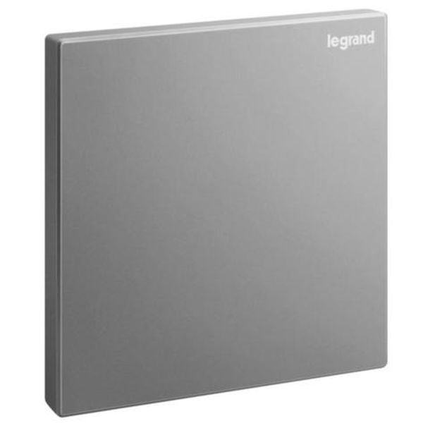 Galion - 1 gang blanking plate - Dark Silver image 1