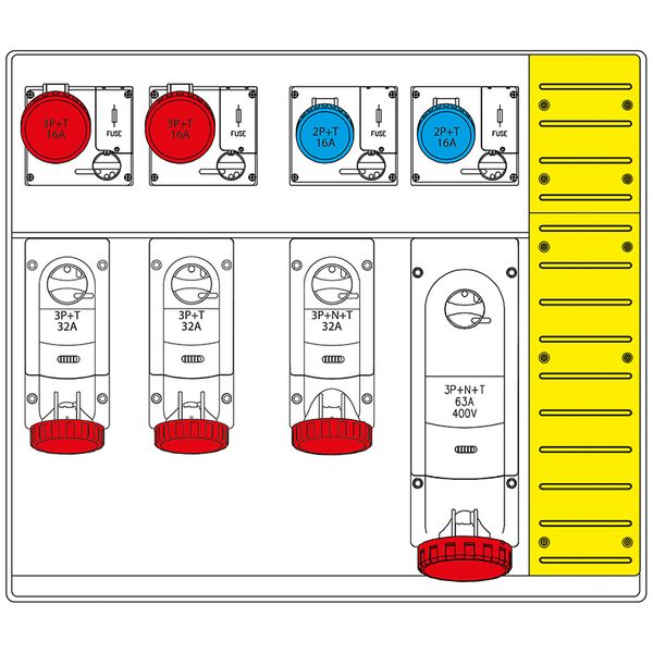 APPLIANCE INLET 3P+N+E IP44 16A 9h image 1