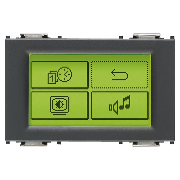 Monochrome touch screen KNX 3M grey image 1