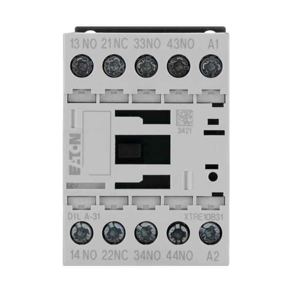 Contactor relay, 208 V 60 Hz, 3 N/O, 1 NC, Screw terminals, AC operation image 7