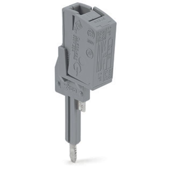 Test plug adapter N/L 2-pole gray image 2