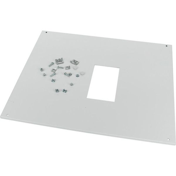 Front cover, +mounting kit, for NZM3, horizontal, 3p, HxW=200x600mm, R, grey image 2