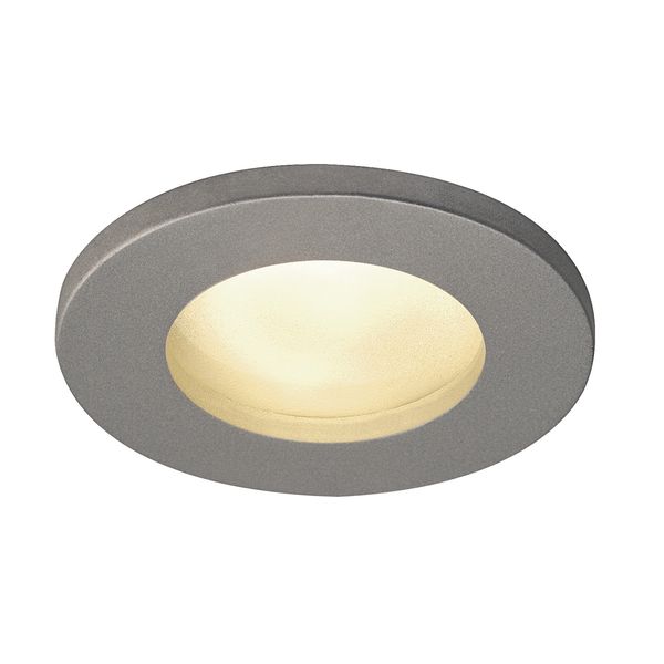 DOLIX OUT GU10 ROUND Downlight, silver-gray, max. 50W image 1