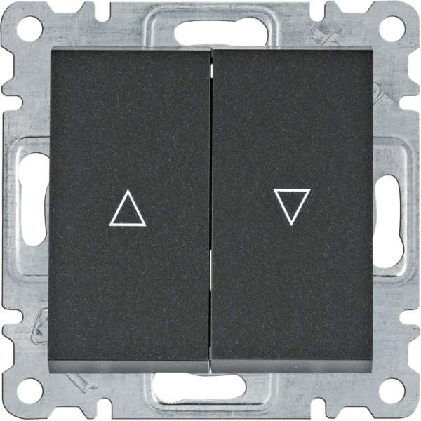 lumina - Double button for blinds - black image 1