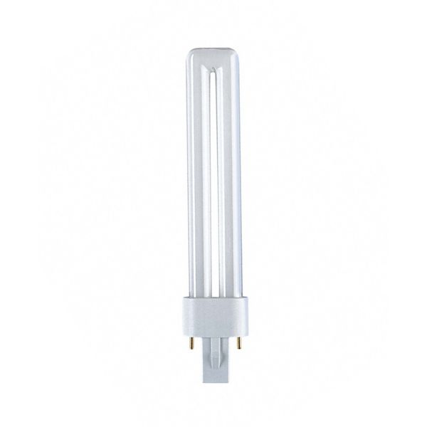 Compact Fluorescent Lamp Osram DULUX® S 9W/827 2700K G23 image 1