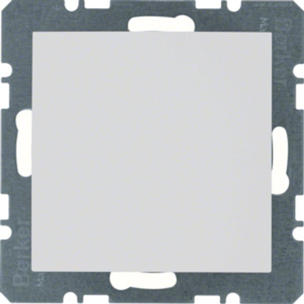 Blind plug centre plate, S.1/B.3/B.7, p. white, matt, plastic image 3
