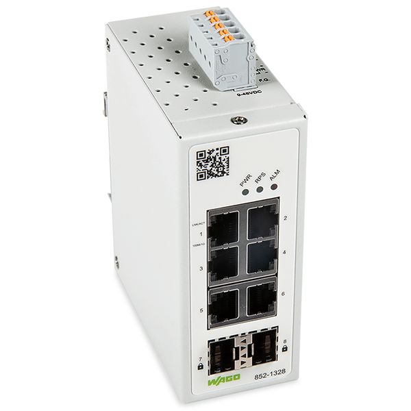 Industrial-Managed-Switch 6-Port 1000BASE-T 2-Slot 1000BASE-SX/LX ligh image 2