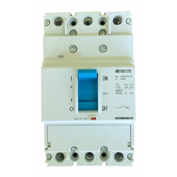 Circuit Breaker MB1, 18kA, cable-lug, 63A, 3-pole image 1